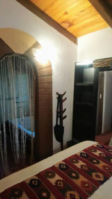 Cabana Con Banera Y Chimeneas En Puesta De Sol El Pacifico 외부 사진