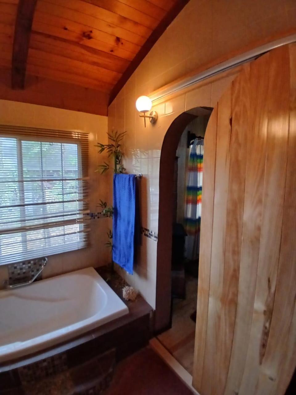 Cabana Con Banera Y Chimeneas En Puesta De Sol El Pacifico 외부 사진