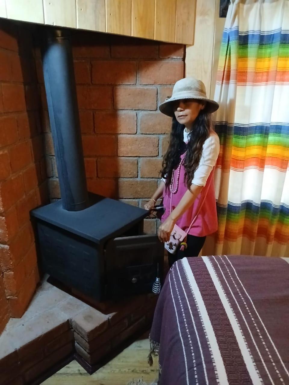 Cabana Con Banera Y Chimeneas En Puesta De Sol El Pacifico 외부 사진